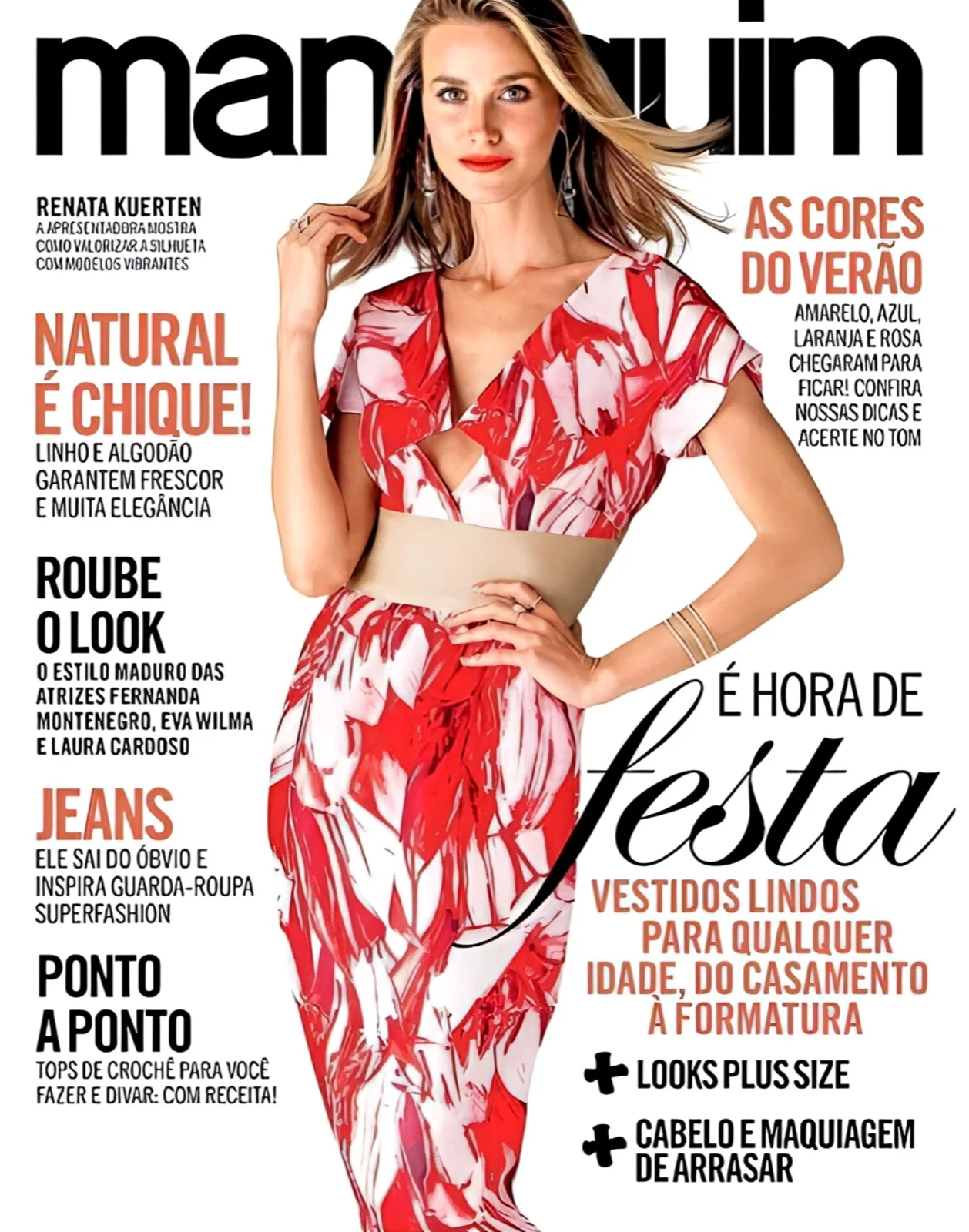 Capa Manequim com Renata Kuerten - É Hora de Festa