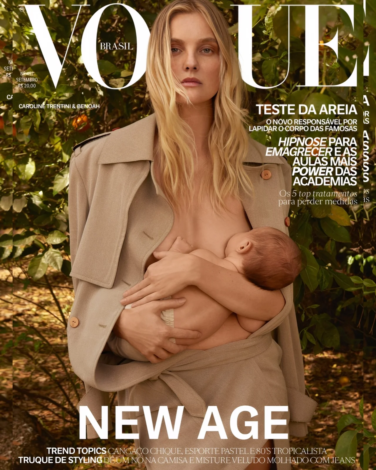 Capa Vogue Brasil - New Age com Caroline Trentini