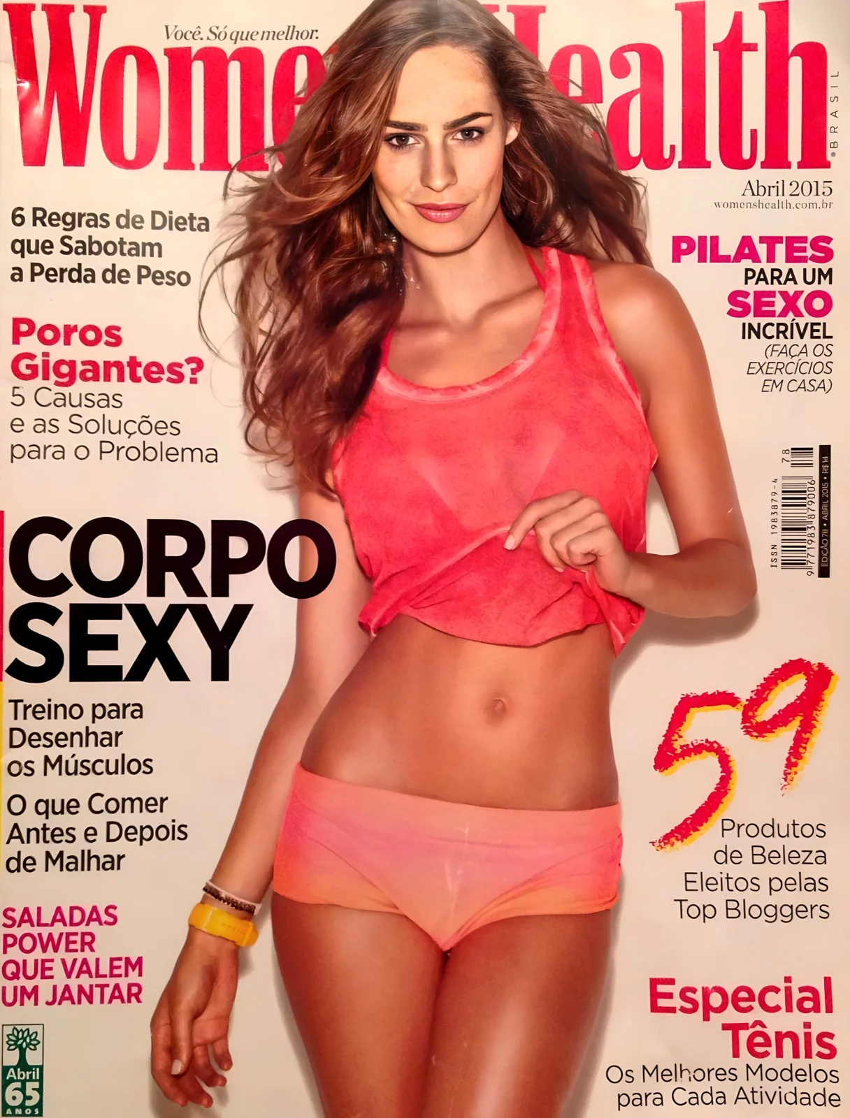 Capa Women's Health Brasil Abril 2015 - Corpo Sexy